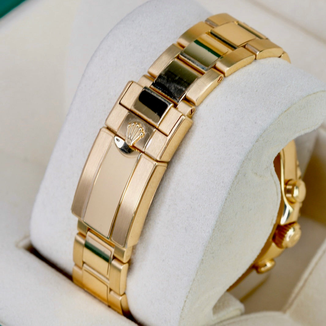 Rolex Yacht-Master II 116688 White Dial Blue Bezel Yellow Gold 44mm CPO 2025