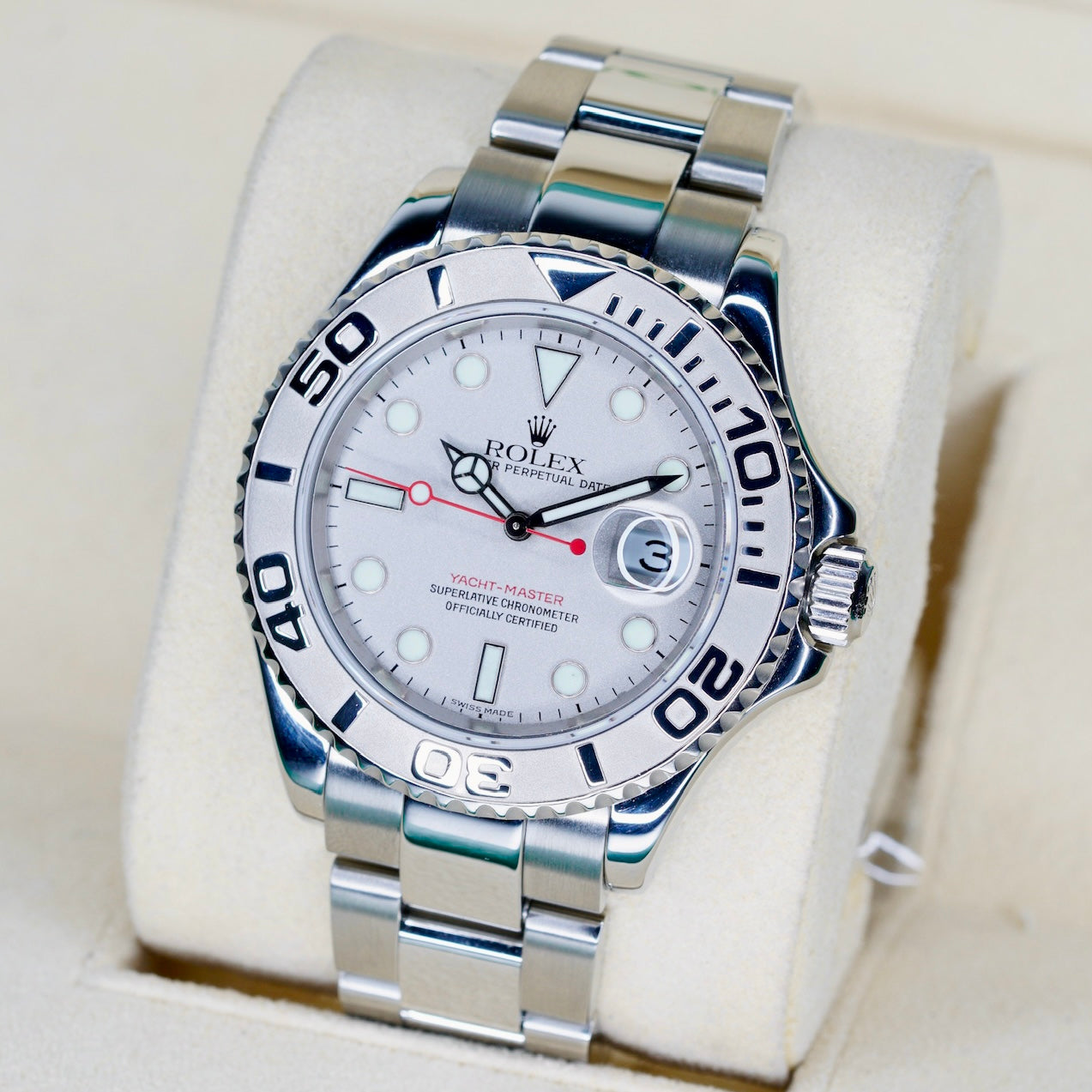 Rolex Yacht-Master 16622 “PLATINUM” Grey Dial Stainless Steel 40mm