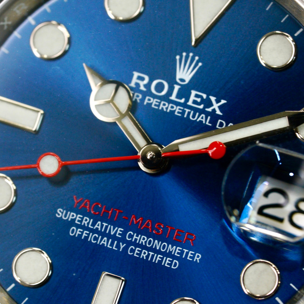 Rolex Yacht-Master 116622 Platinum Bezel Blue Dial 40mm