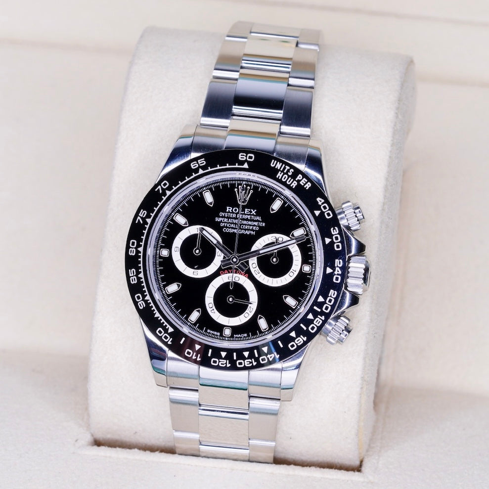 Rolex Daytona 116500LN 116500LN “REVERSE PANDA” Black Dial White Sub Dials Stainless Steel 40mm