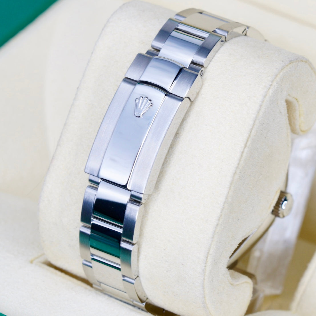 Rolex Milgauss 116400GV Blue Dial Green Crystal Stainless Steel 40mm 2017