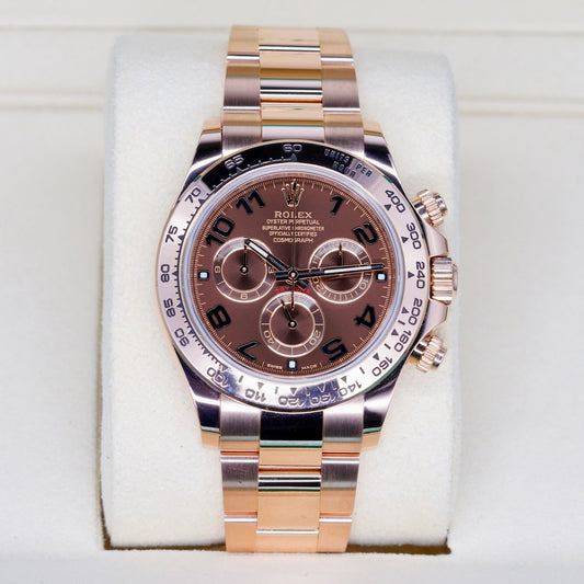 Rolex Daytona 116505 “CHOCO ARABIC” Brown Arabic Dial Rose Gold 40mm 2018