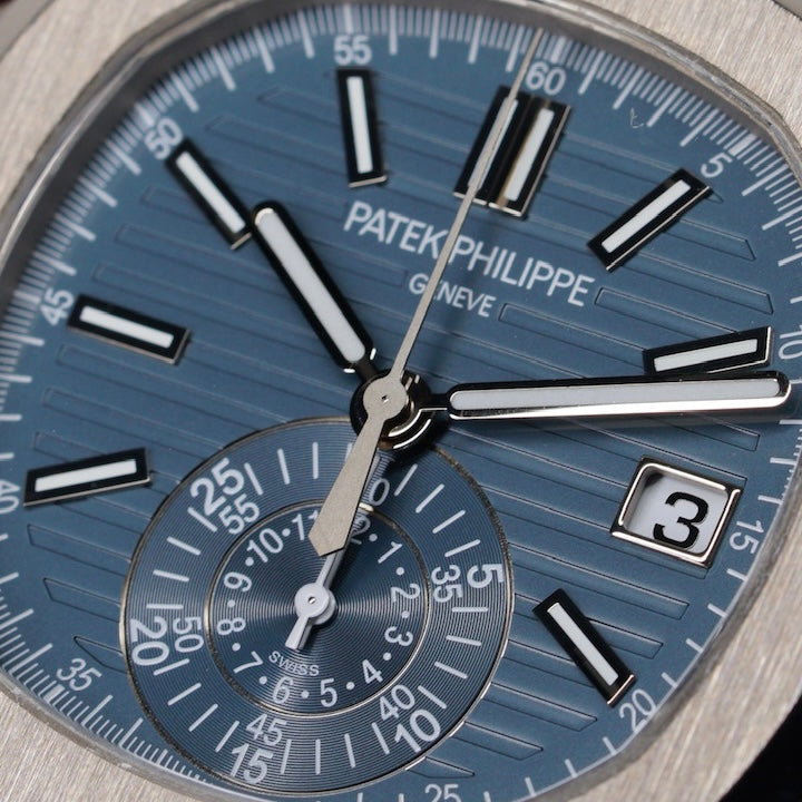 Patek Philippe NEW 2026 Nautilus 5980/60G-001 Blue Dial White Gold 40.5mm