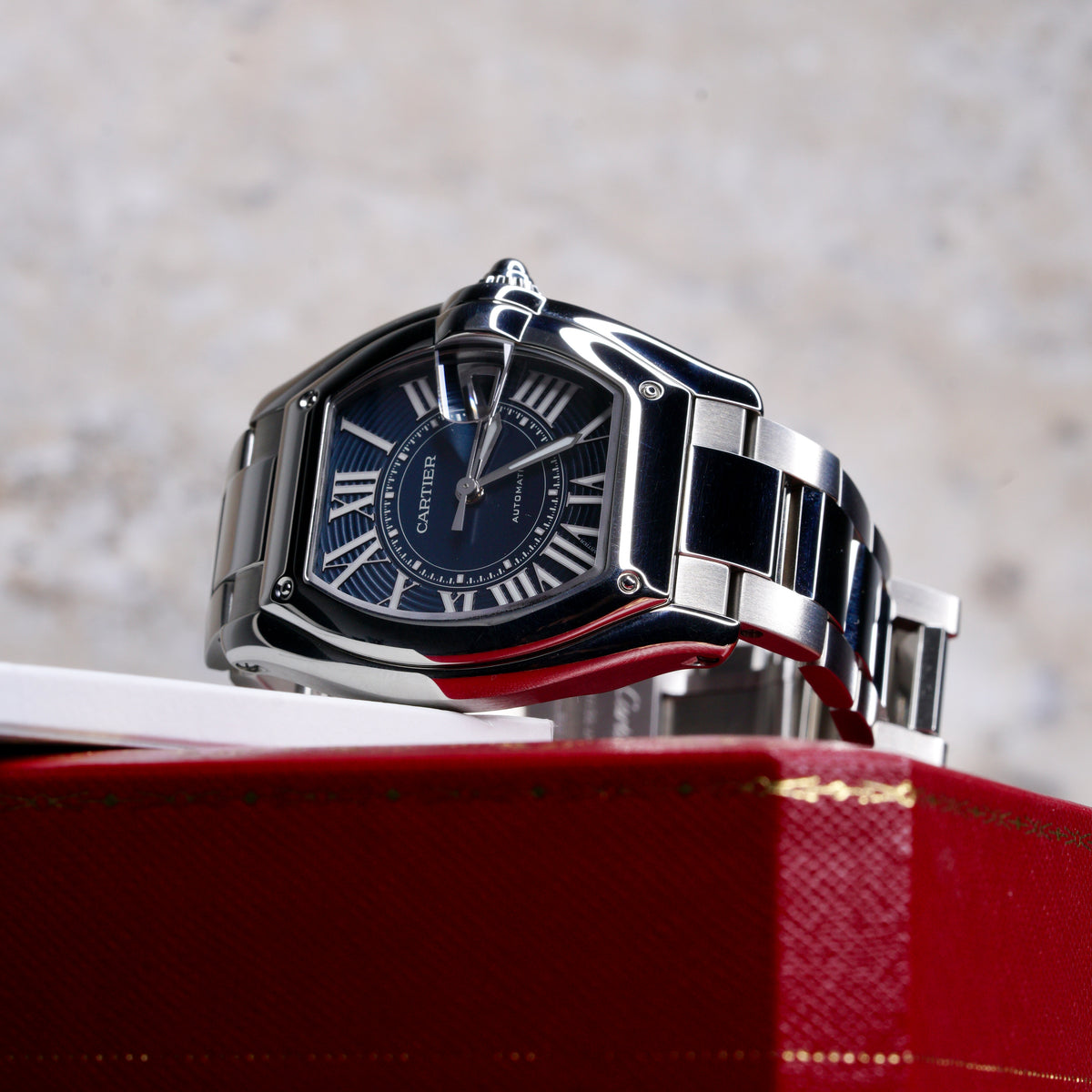 Cartier NEW 2026 Roadster WSRN0014 “DEEP BLUE” Blue Dial Stainless Steel