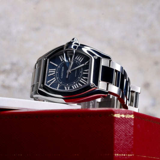 Cartier NEW 2026 Roadster WSRN0014 “DEEP BLUE” Blue Dial Stainless Steel