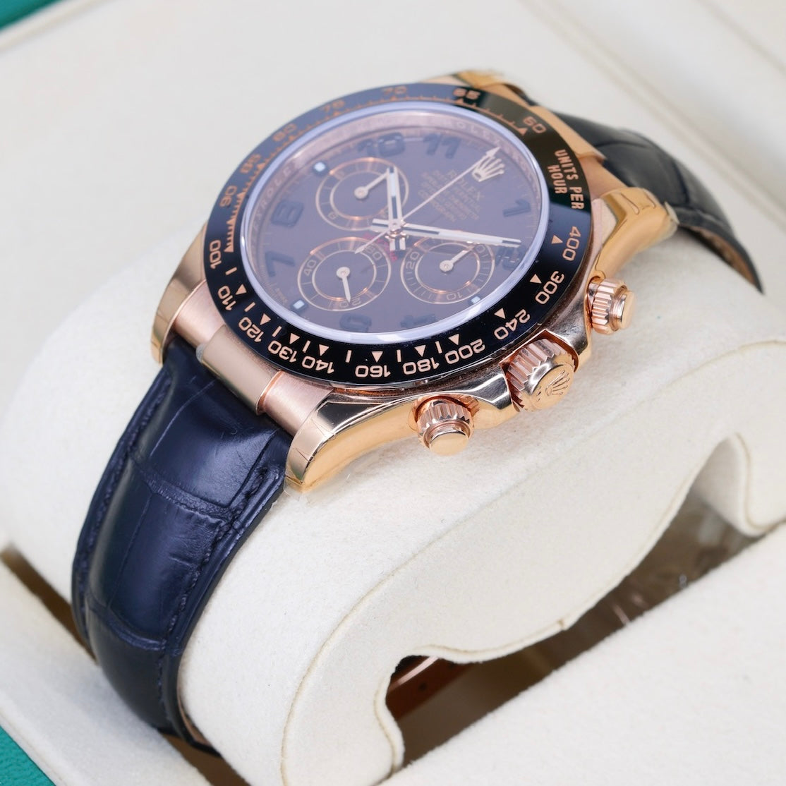 Rolex Daytona 116515LN “CHOCO ARABIC” Brown Arabic Dial Rose Gold Leather Strap 40mm 2013