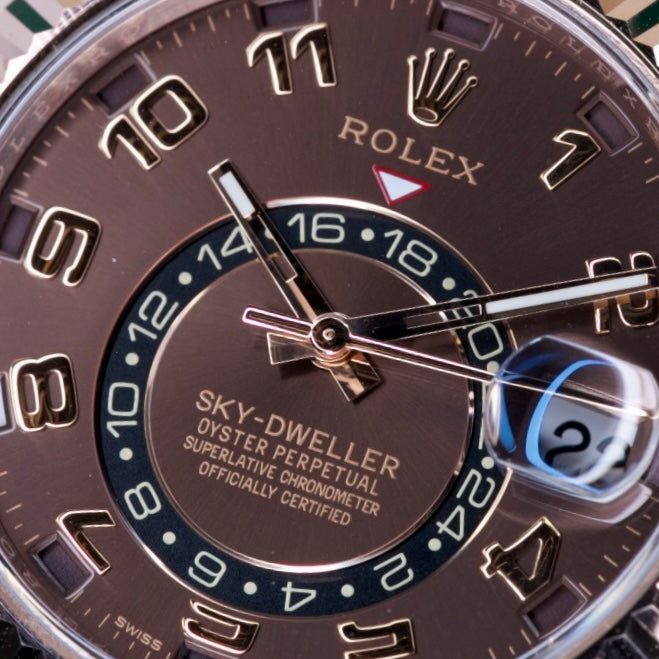 Rolex Sky-Dweller 326935 “CHOCOLATE” Brown Arabic Dial Rose Gold 42mm 2018