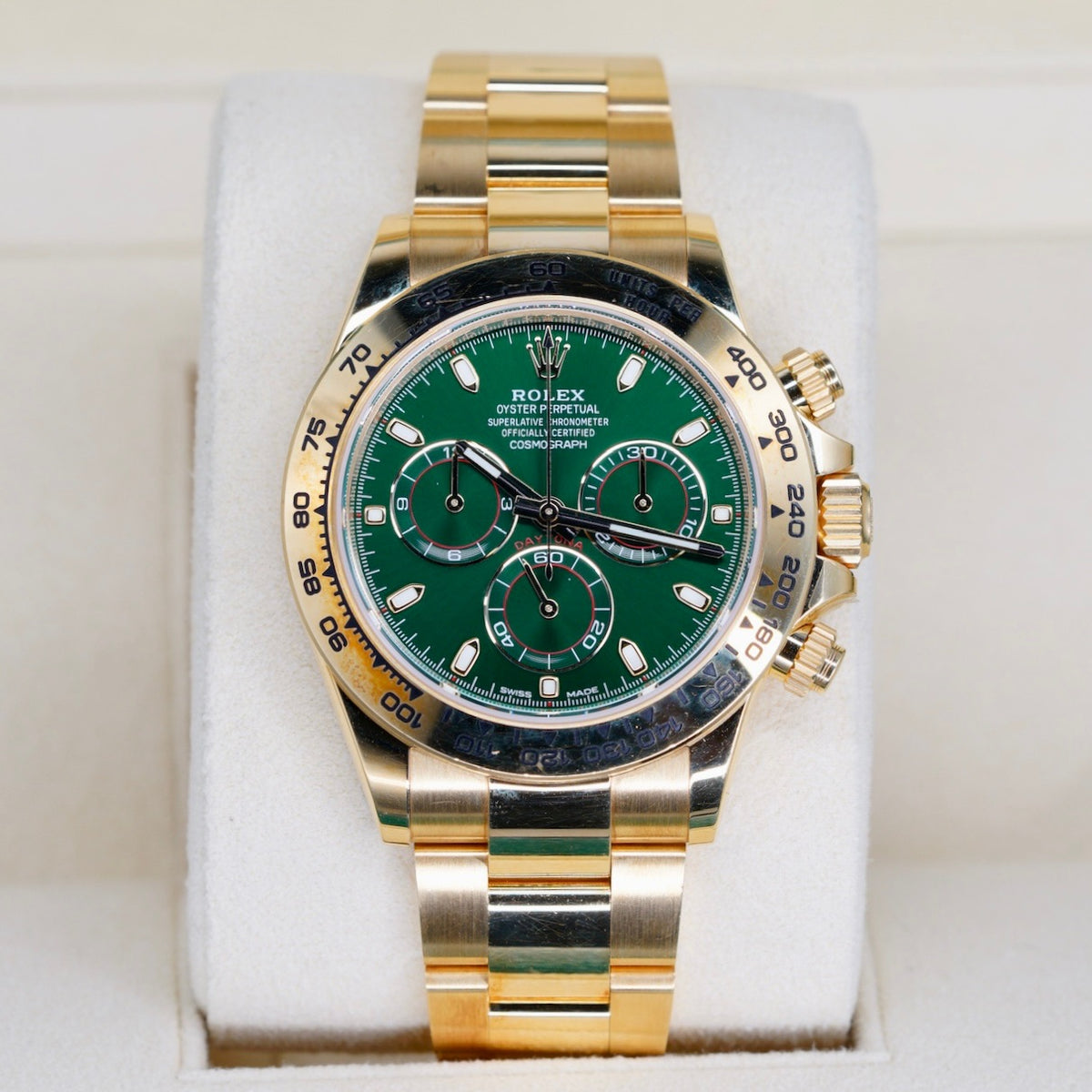 Rolex Daytona 116508 “JOHN MAYER” Green Dial Yellow Gold 40mm 2021