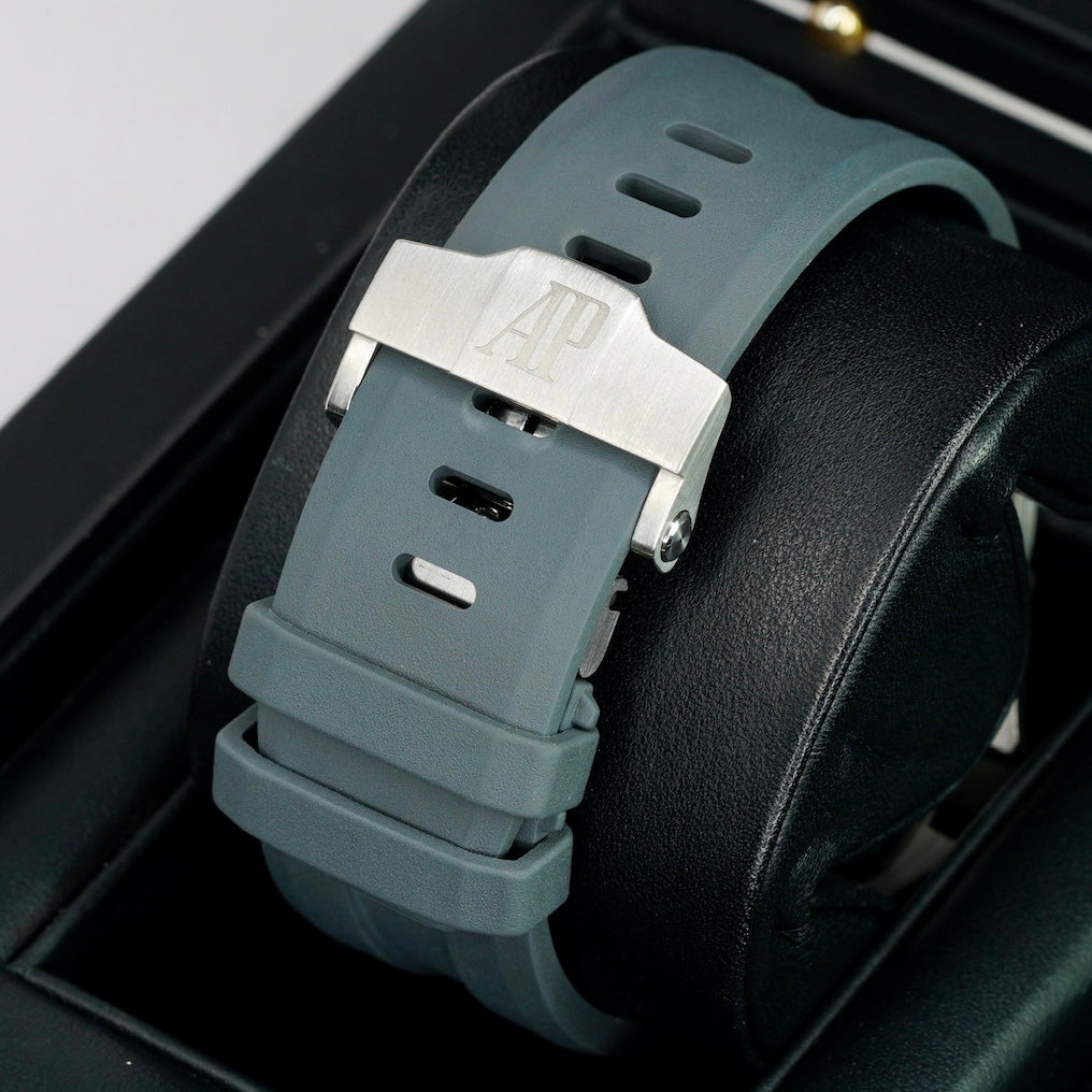 Audemars Piguet Royal Oak Offshore Diver 15720ST.OO.A009CA.01 Grey Dial Stainless Steel Rubber Strap 42mm