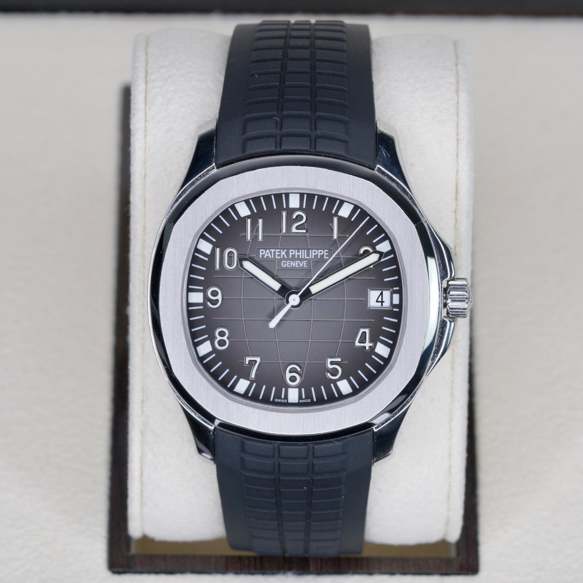 Patek Philippe Aquanaut 5167/1A-001 Black Dial Stainless Steel Bracelet & Tropical Strap 40mm 2011