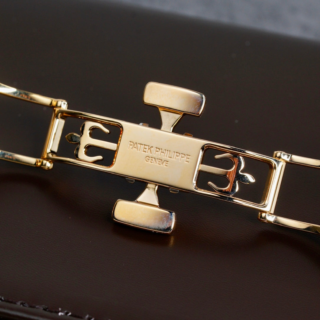 Patek Philippe NEW 2026 Aquanaut 5268/200R-010 “LADY AQUA” Brown Dial Diamond Bezel Rose Gold 38.8mm