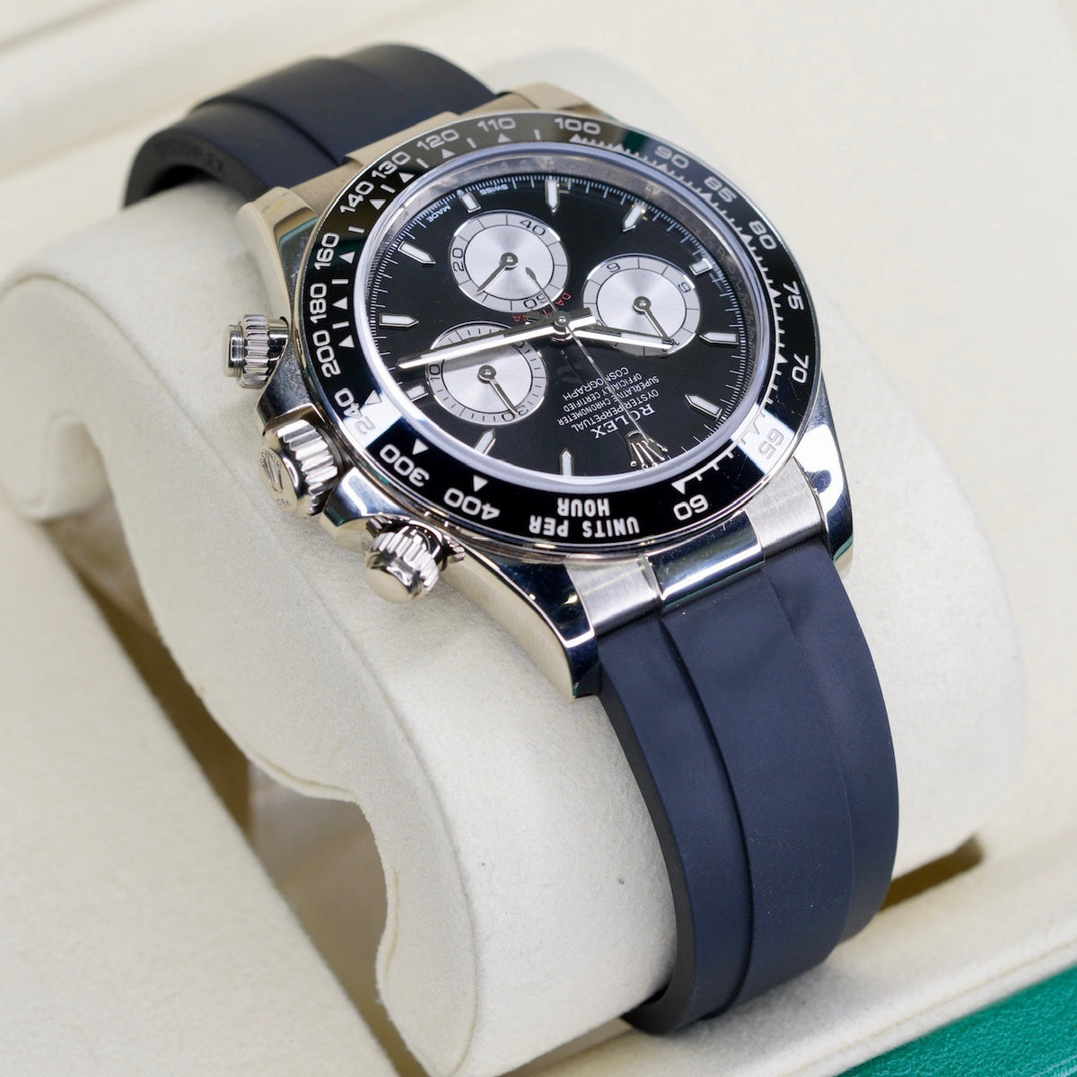 Rolex Daytona 126519LN “BABY LE MAMS” Black Dial White Gold Oysterflex 40mm 2024
