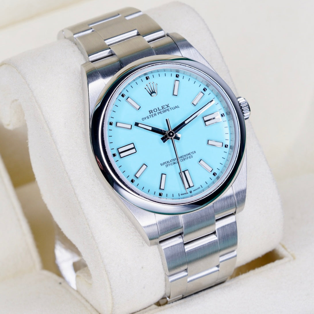 Rolex Oyster Perpetual 124300 “TURQUOISE” Turquoise Dial Stainless Steel 41mm