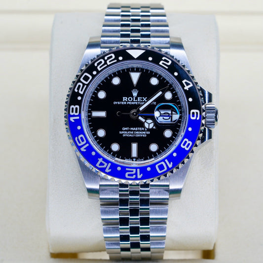 Rolex NEW 2026 GMT-Master II 126710BLNR “BATGIRL” Black Dial Blue & Black Bezel Stainless Steel 40mm
