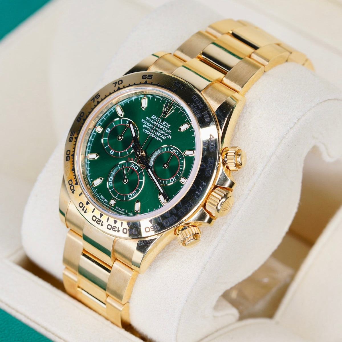 Rolex Daytona 116508 “JOHN MAYER” Green Dial Yellow Gold 40mm 2021
