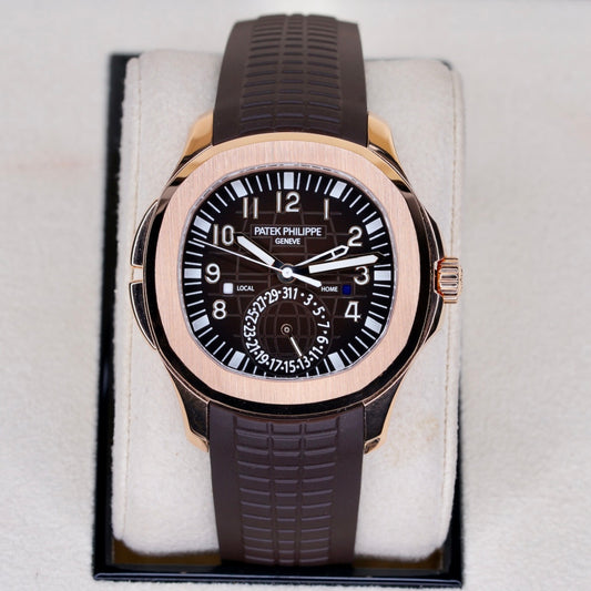 Patek Philippe Aquanaut 5164R-001 Brown Dial Tropical Strap 2020