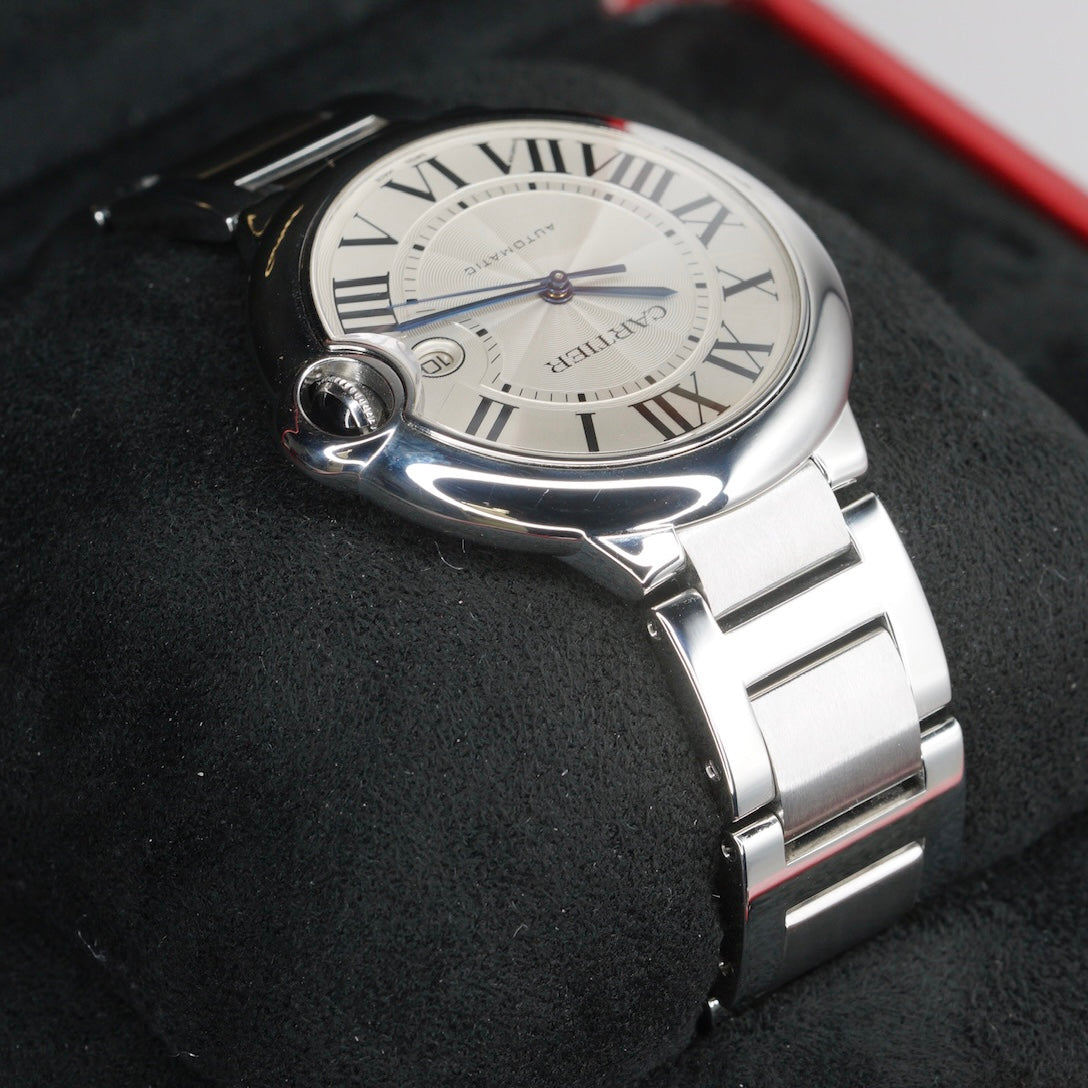Cartier Ballon Bleu 3001 White Dial Stainless Steel 42mm