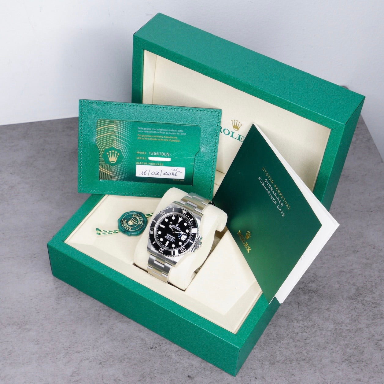 Rolex Submariner Date 126610LN Black Dial Stainless Steel 41mm 2021