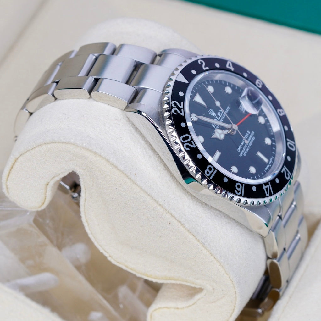 Rolex GMT-Master II 16710LN Black Dial Red Arrow Stainless Steel 40mm