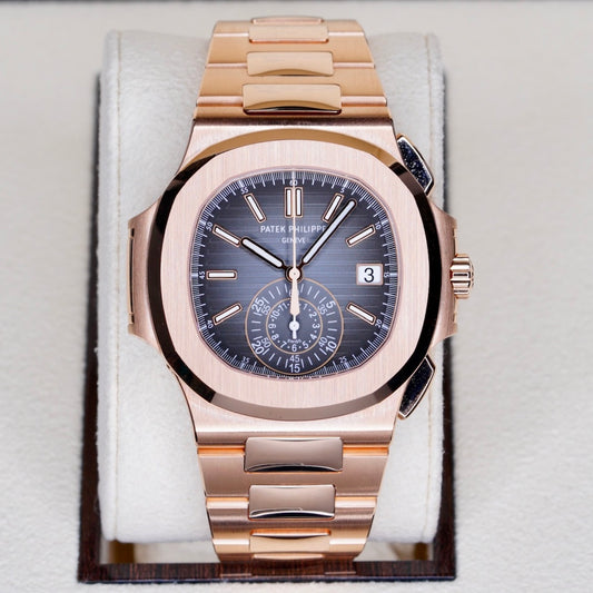 Patek Philippe Nautilus 5980/1R-001 Black Smoked Dial Rose Gold 40.5mm 2024