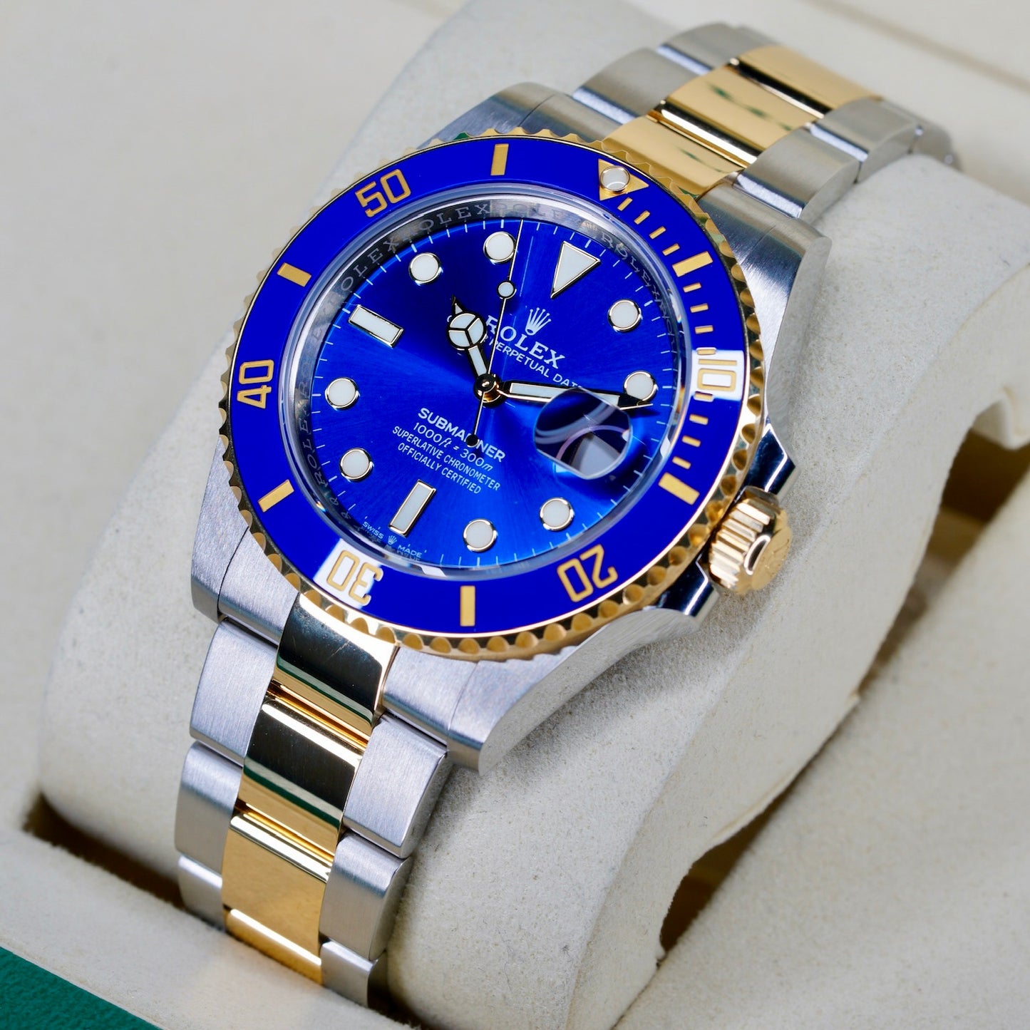 Rolex Submariner Date 126613LB “BLUESY” Blue Dial Blue Bezel Two-Tone Yellow Gold & Steel 41mm 2021