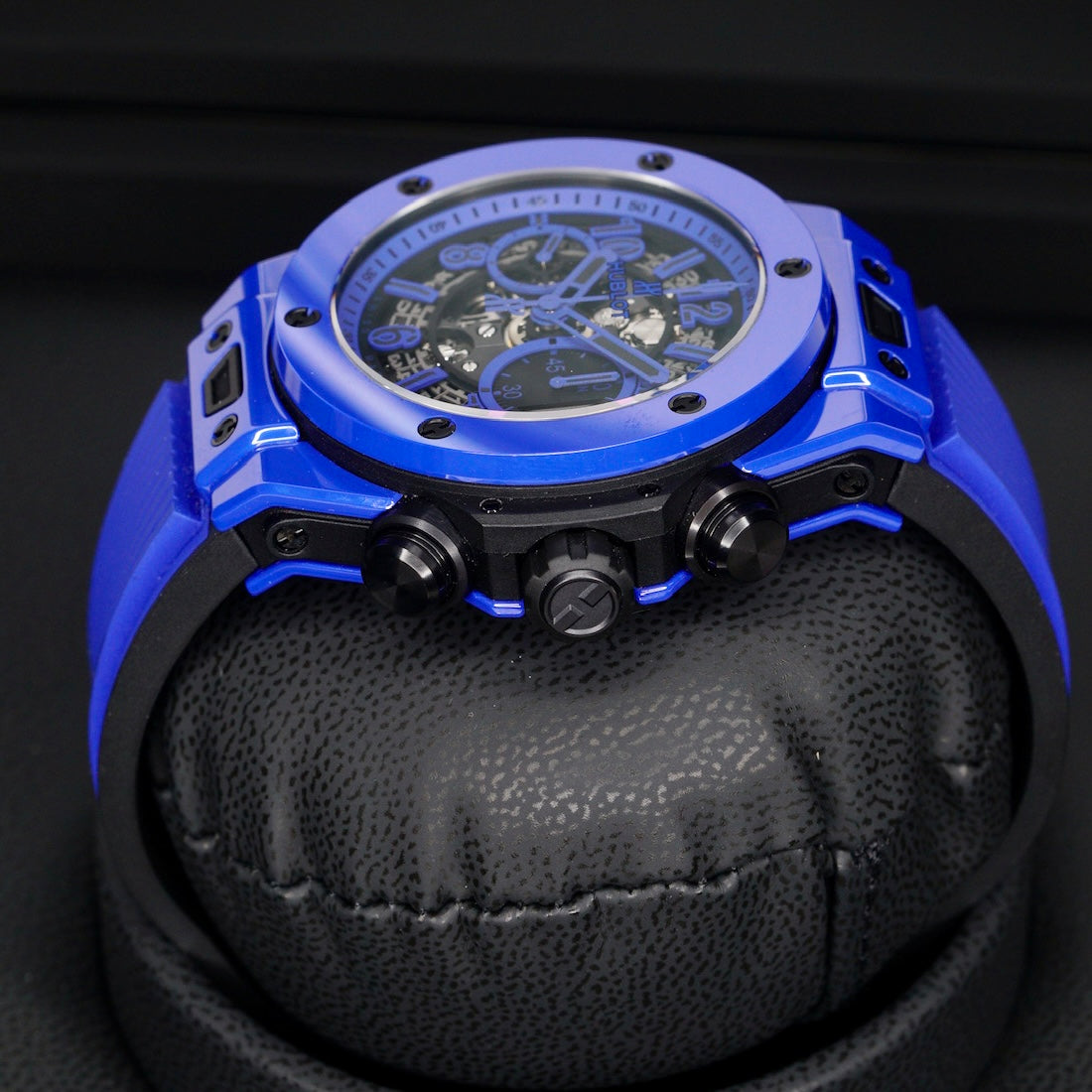 Hublot Big Bang Unico 411.ES.5119.RX “BLUE MAGIC” Skeleton Dial Blue Ceramic Limited Edition 500 45mm