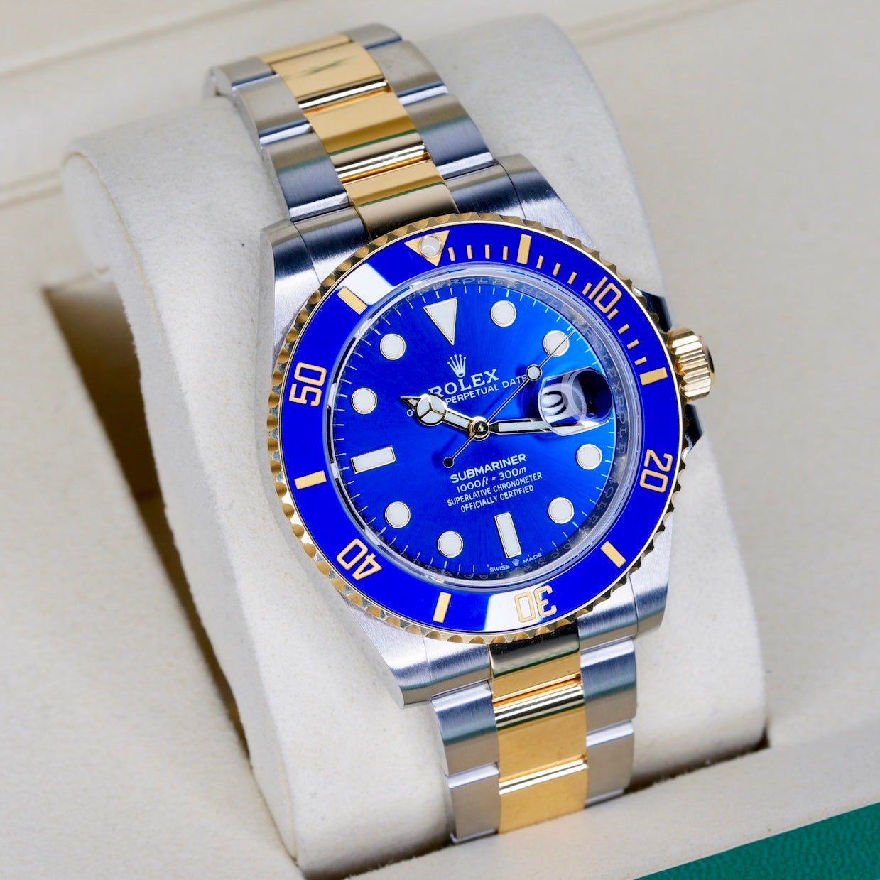 Rolex Submariner Date 126613LB “BLUESY” Blue Dial Blue Bezel Two-Tone Yellow Gold & Steel 41mm 2021