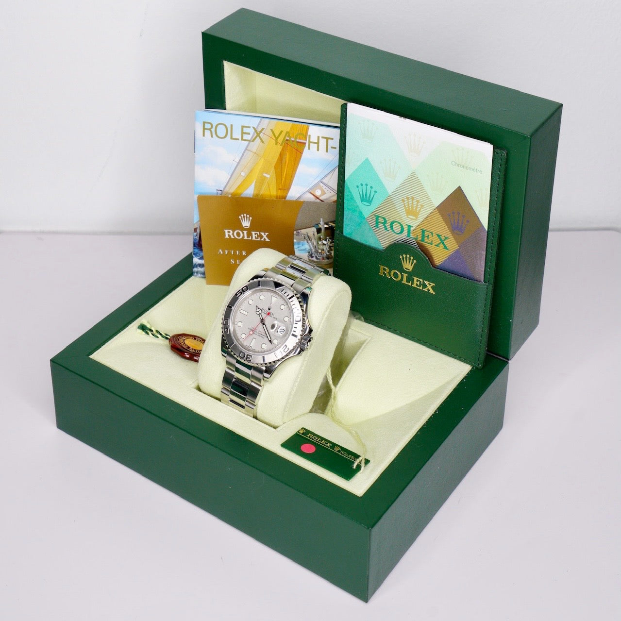 Rolex Yacht-Master 16622 “PLATINUM” Grey Dial Platinum Bezel Stainless Steel 40mm 2006