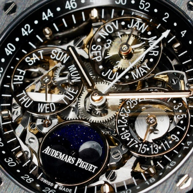 Audemars Piguet Royal Oak 26585CE.OO.1225CE.01 “CERAMIC PERPETUAL” Skeleton Dial Ceramic Perpetual Calendar 42mm