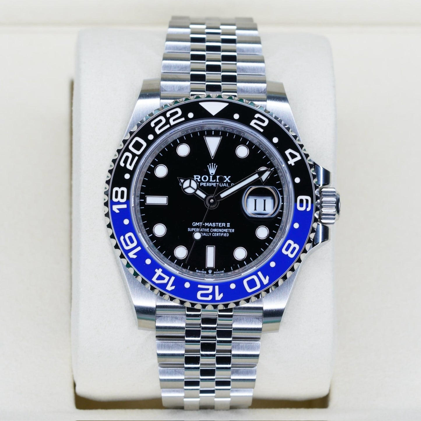 Rolex NEW OLD STOCK GMT-Master II 126710BLNR “BATGIRL” Black Dial Stainless Steel Jubilee 40mm 2025