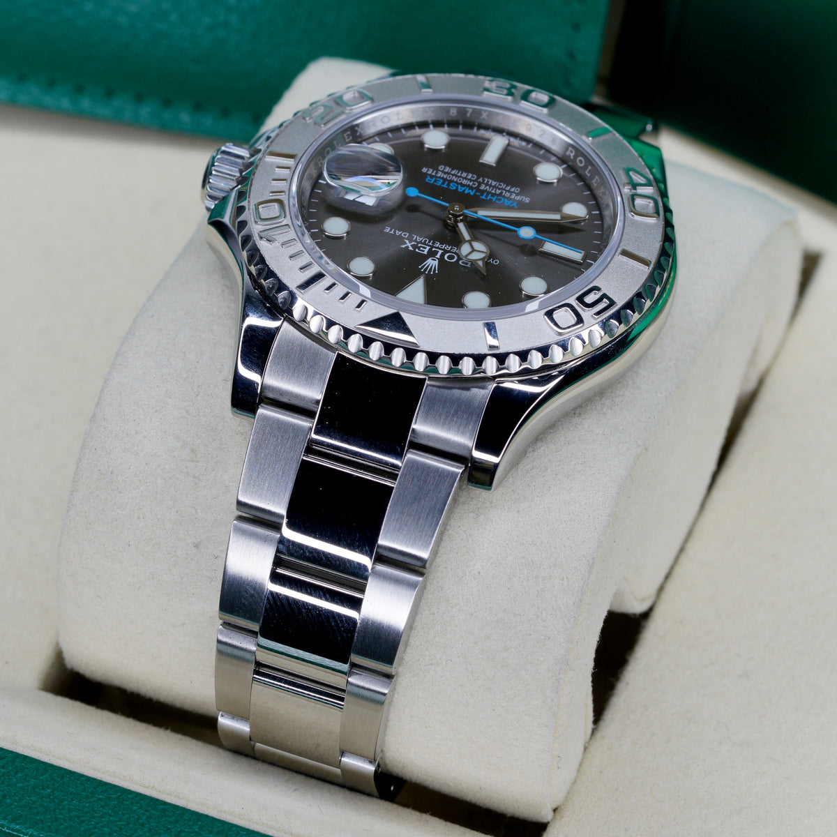 Rolex Yacht-Master 116622 Grey Dial Ice Blue Arrow Stainless Steel 40mm 2019