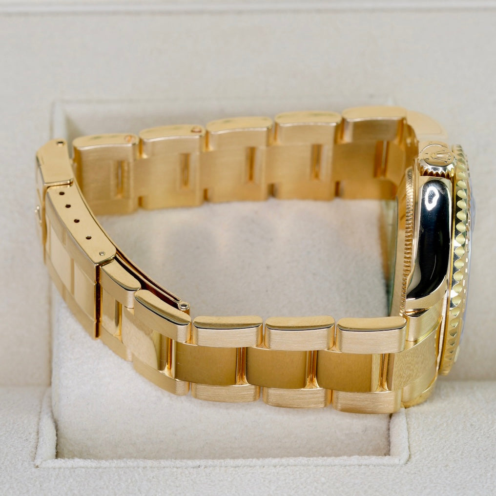 Rolex Yacht-Master 168628 Blue Dial Yellow Gold 35mm