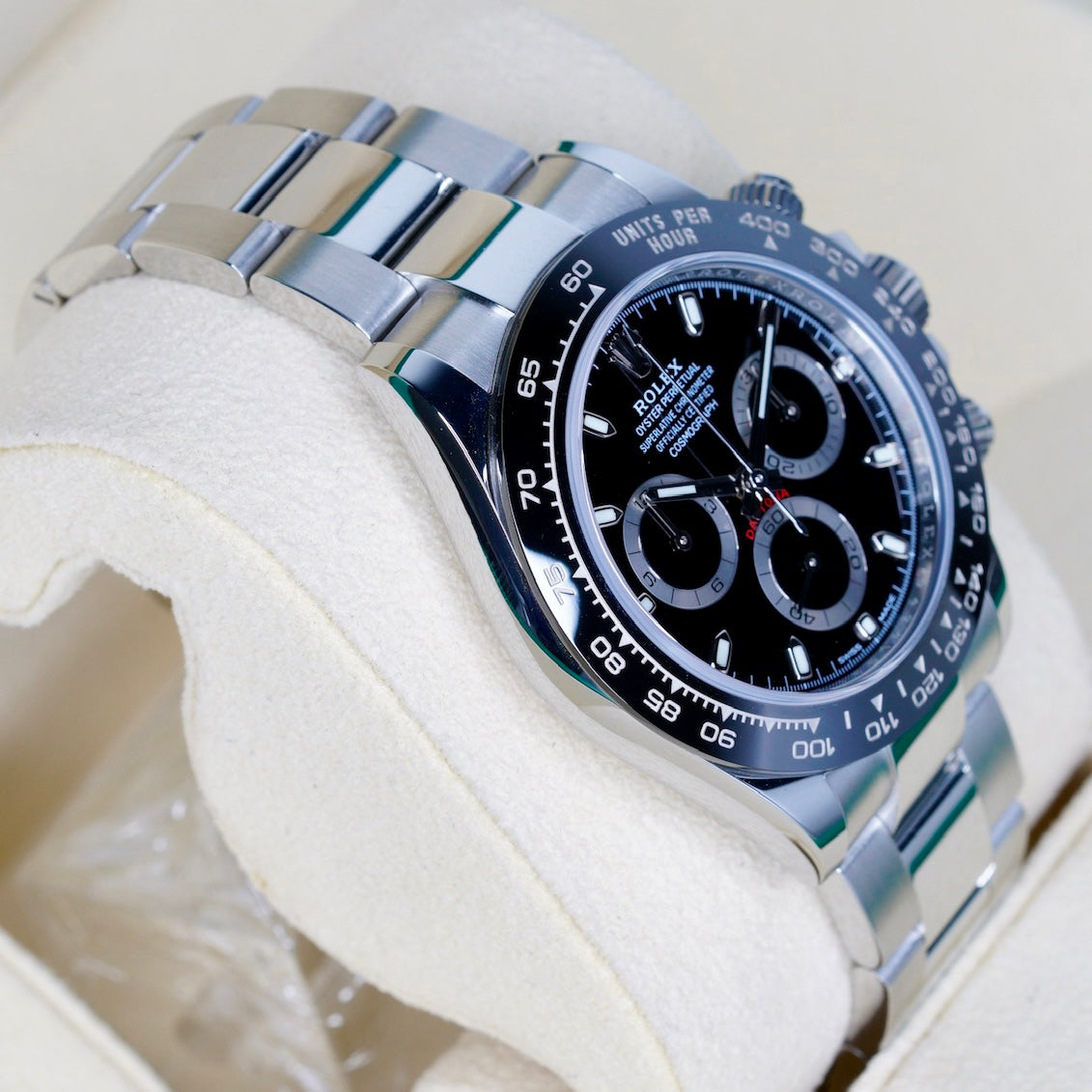 Rolex Daytona 116500LN “REVERSE PANDA” Black Dial White Sub Dials Stainless Steel 40mm 2023