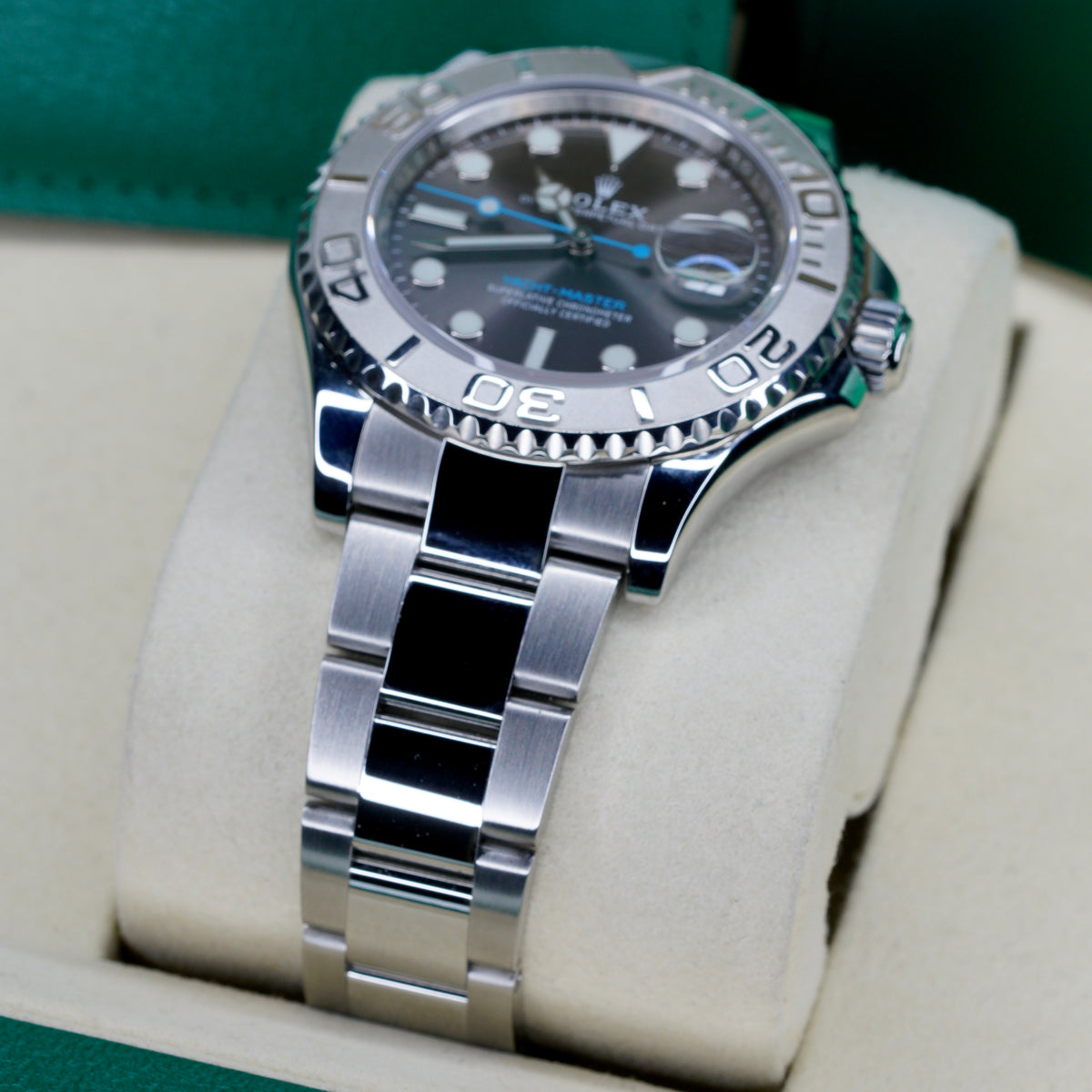 Rolex Yacht-Master 116622 Grey Dial Ice Blue Arrow Stainless Steel 40mm 2019