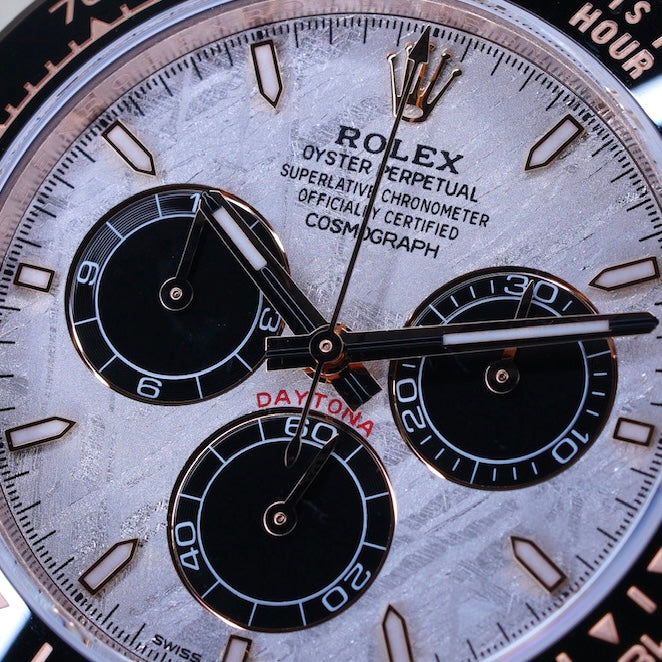 Rolex NEW 2026 Daytona 126515LN “METEORITE” Meteorite Dial Rose Gold Oysterflex 40mm
