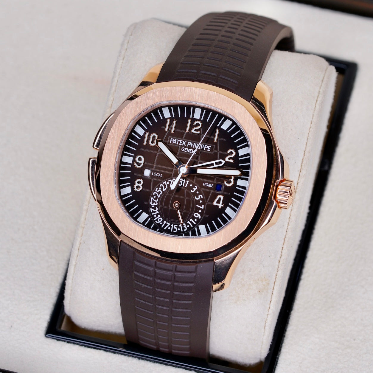 Patek Philippe Aquanaut 5164R-001 Brown Dial Tropical Strap 2020