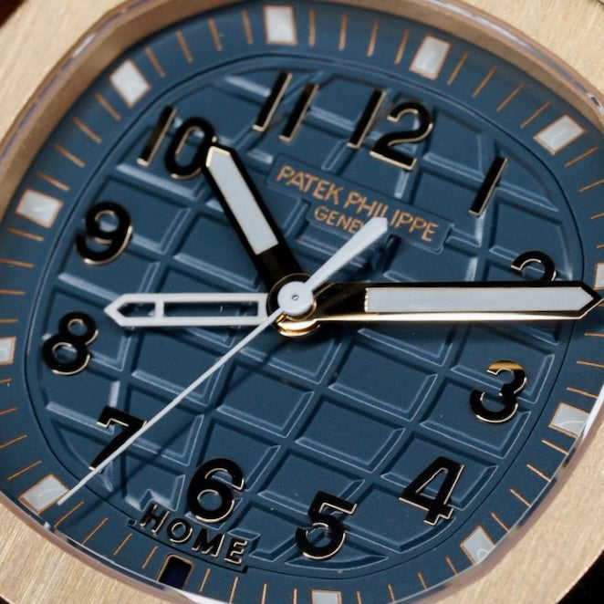Patek Philippe SLIDER 2026 Aquanaut 5269R-001 “BLEU FRAPPE” Blue Arabic Dial Rose Gold Quartz 38.8mm