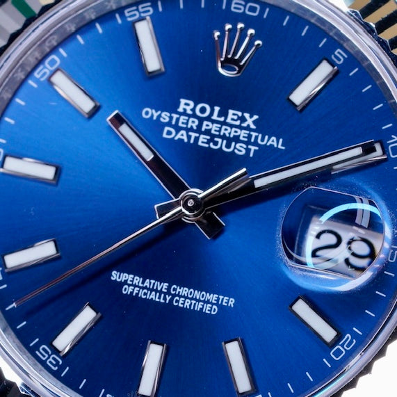 Rolex Datejust 126334 Blue Stick Dial Stainless Steel Jubilee 41mm