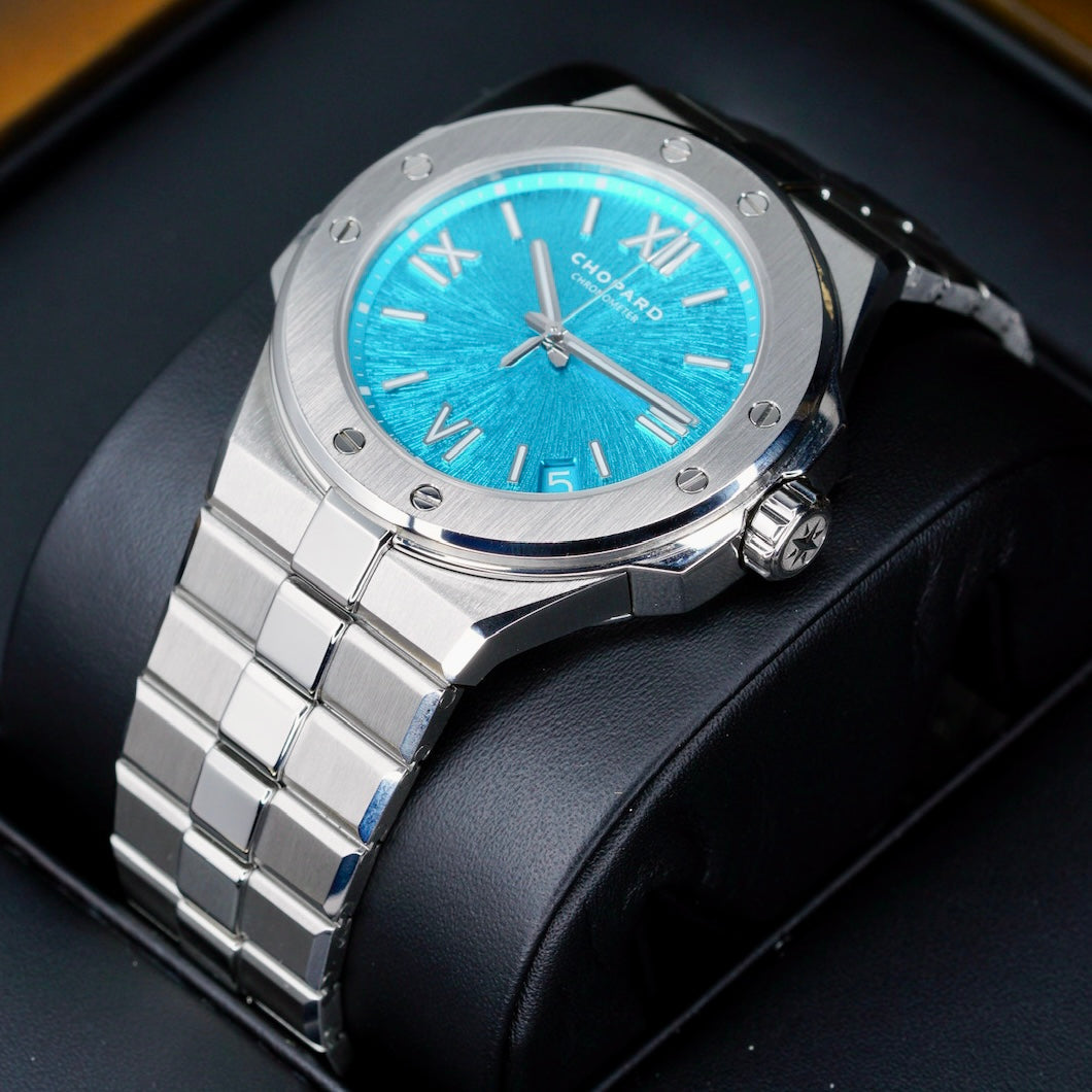 Chopard Alpine Eagle 298600-3016 “MARITIME BLUE” Turquoise Dial Stainless Steel 40mm