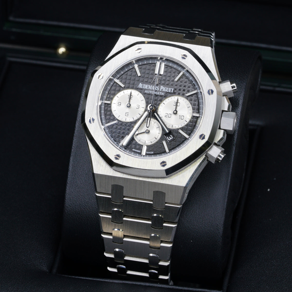 Audemars Piguet Royal Oak 26331ST.OO.1220ST.02 “BLACK OAK” Black Dial Stainless Steel 41mm