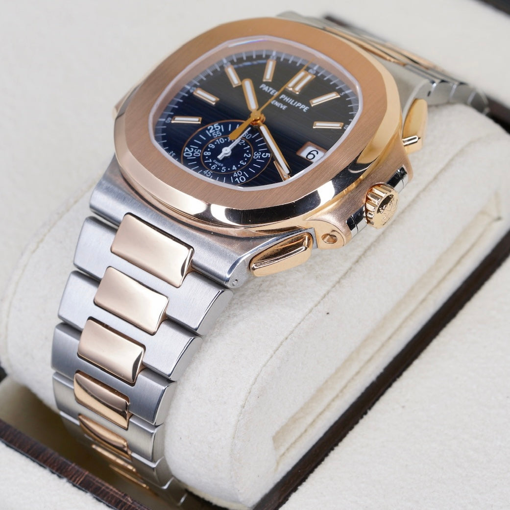 Patek Philippe Nautilus 5980/1AR-001 Blue Dial Two-Tone Stainless Steel & Yellow Gold 40.5mm 2022
