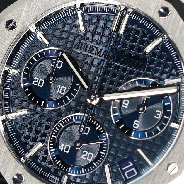 Audemars Piguet Royal Oak 26240ST.OO.1320ST.01 “50 ANNIVERSARY” Blue Dial Stainless Steel Selfwinding Chronograph 41mm