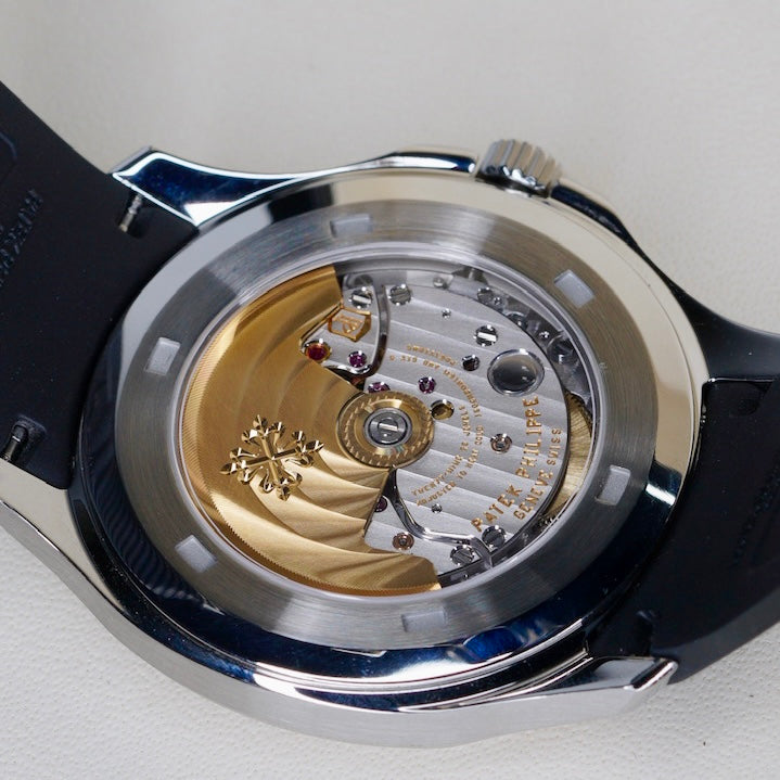 Patek Philippe Aquanaut 5167/1A-001 “BLACK AQUA” Black Smoked Dial Stainless Steel Tropical & Steel Bracelet 40mm 2020