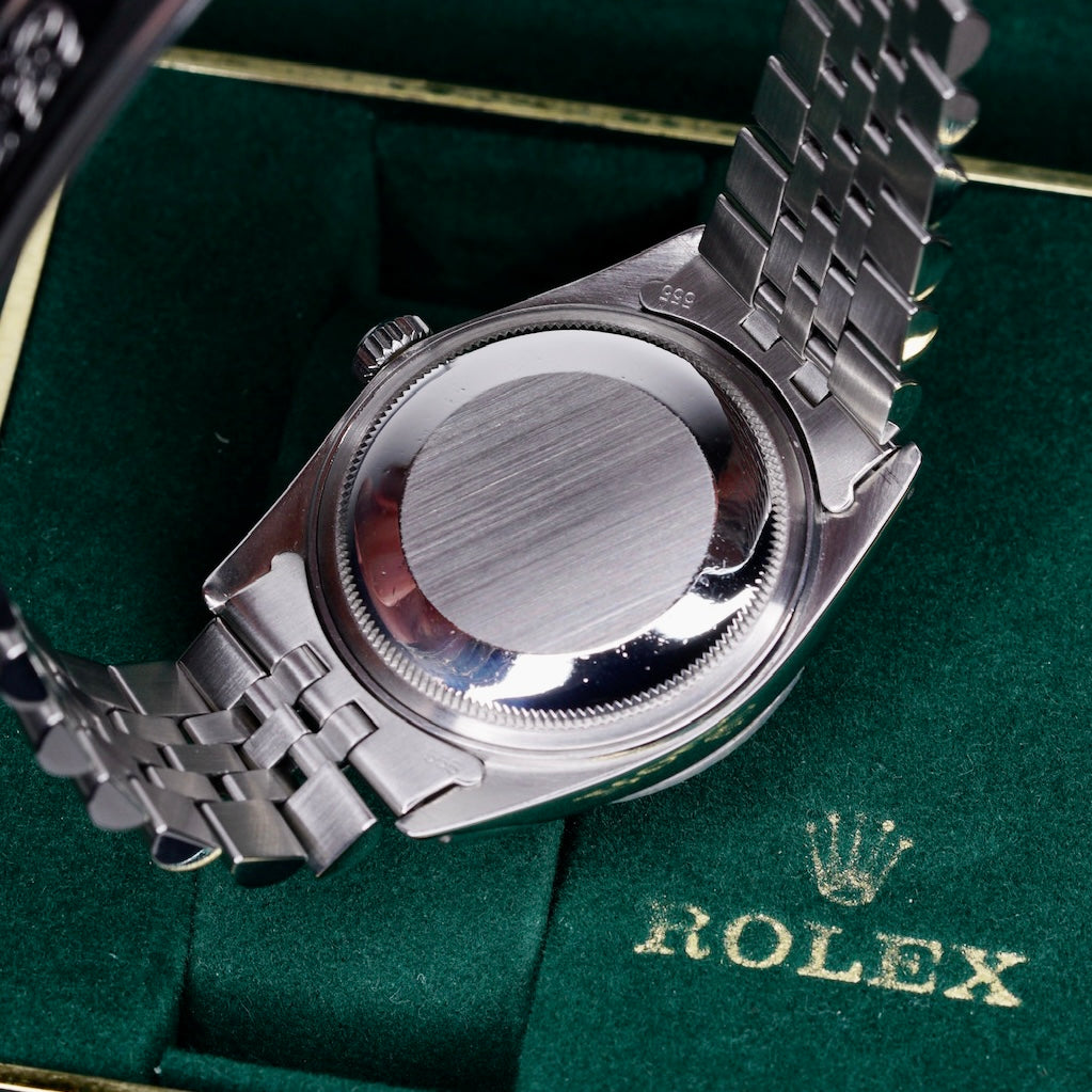 Rolex Datejust 16014 Blue Stick Dial Stainless Steel Jubilee 36mm