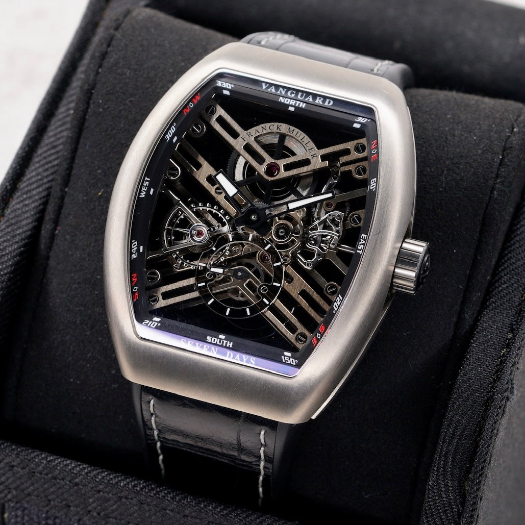 Franck Muller Vanguard V45 S6 SQT TT BR NR Skeleton Seven Days