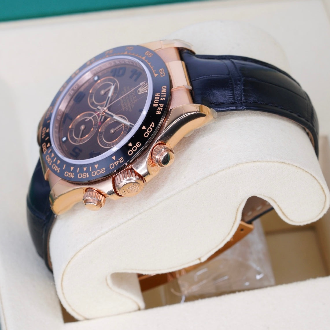 Rolex Daytona 116515LN “CHOCO ARABIC” Brown Arabic Dial Rose Gold Leather Strap 40mm 2013
