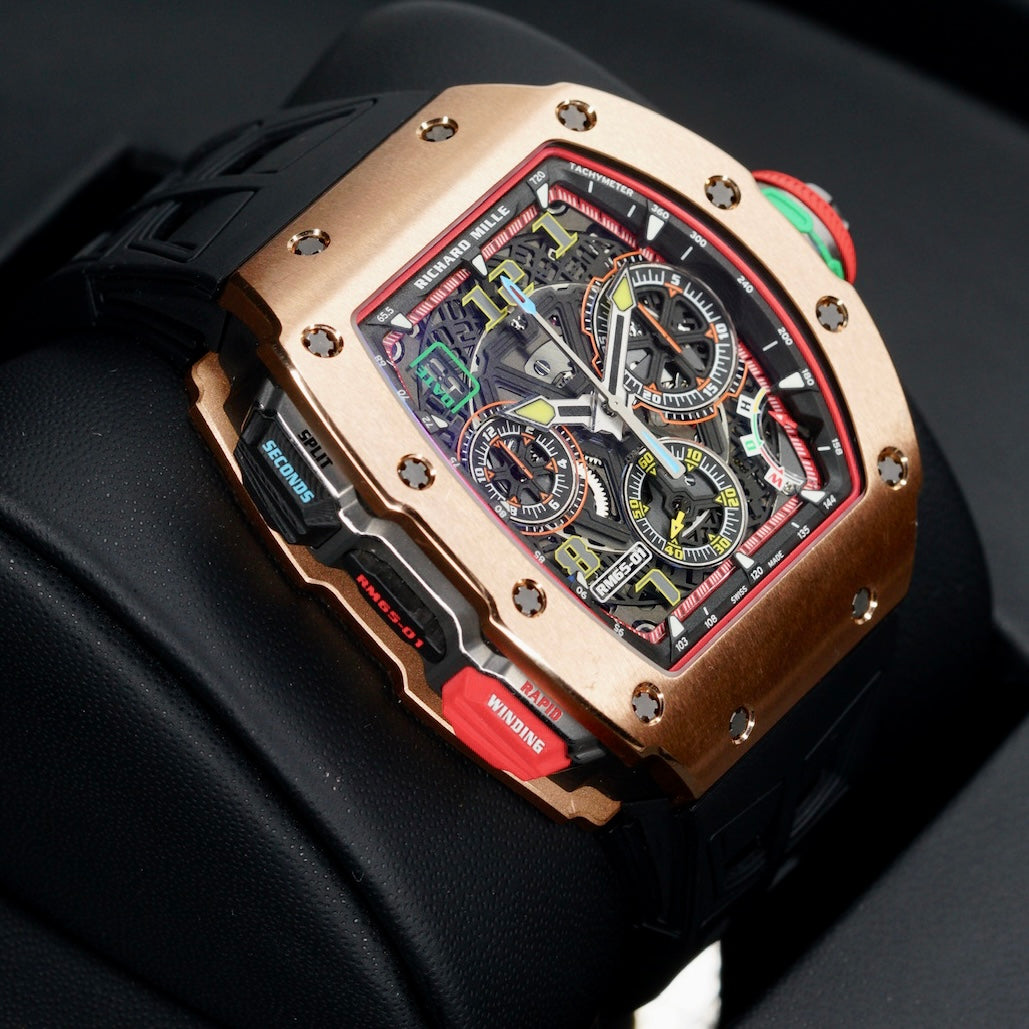 Richard Mille RM65-01 CA RG Skeleton Rose Gold Chronograph 2025