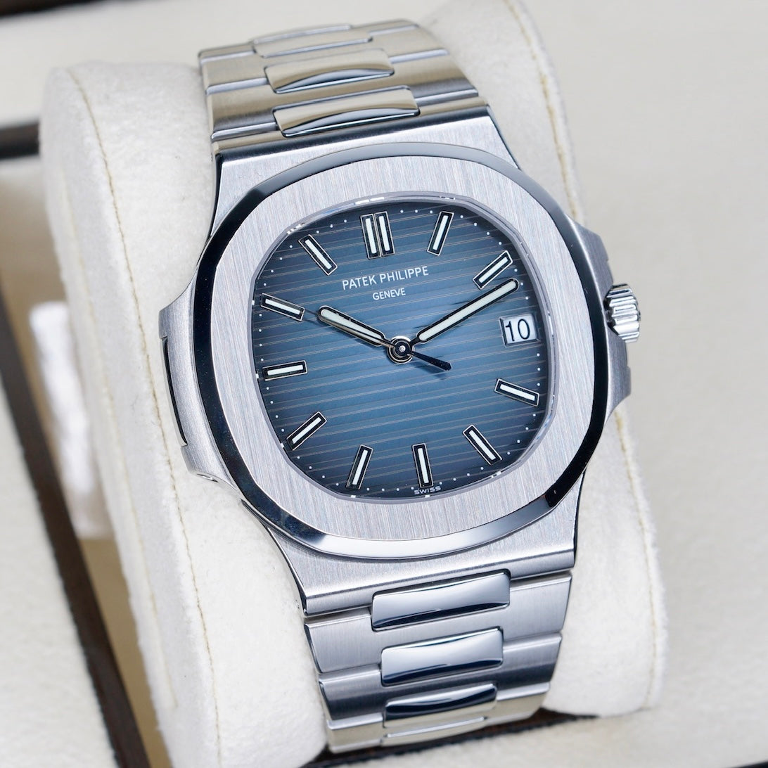 Patek Philippe Nautilus 5711/1A-010 Blue Smoked Dial Stainless Steel 40mm 2018