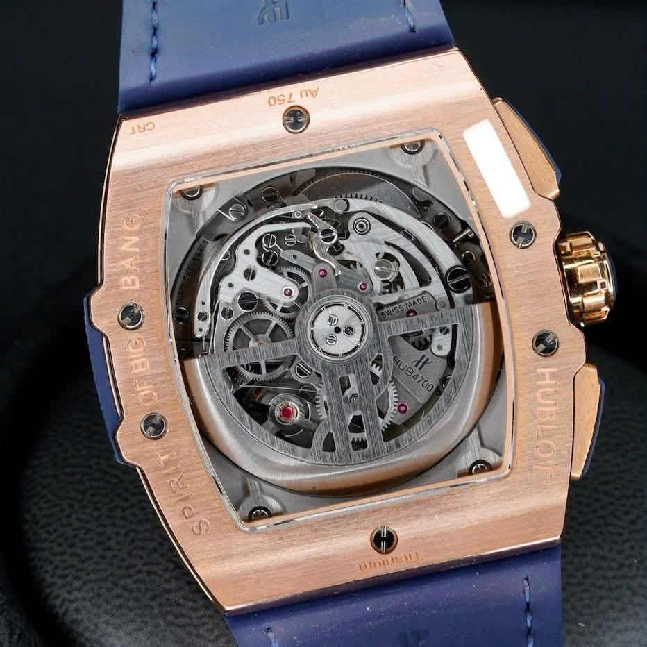 Hublot Spirit Of Big Bang 641.OX.7180.LR “KING BLUE” Skeleton Dial King Gold 42mm