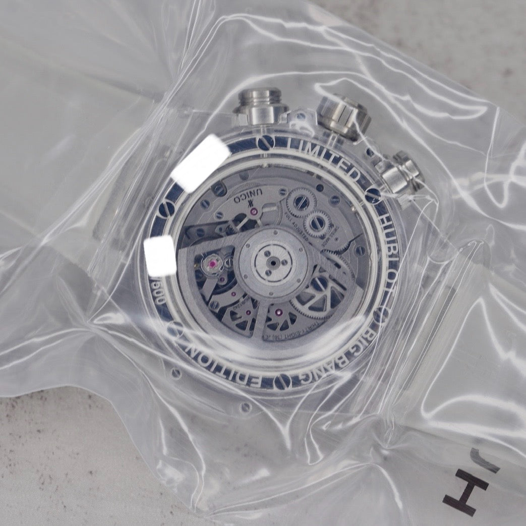 Hublot Big Bang Unico 411.JX.4802.RT Sapphire Skeleton Rubber Strap 45mm